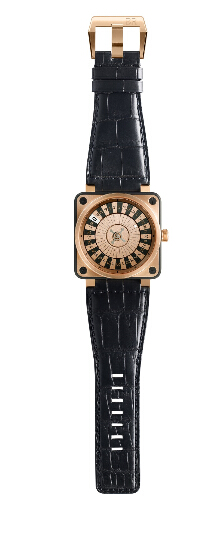 Bell & Ross BR 01 Casino Only 2011 Pink Gold and Black PVD Steel replica watch - Click Image to Close